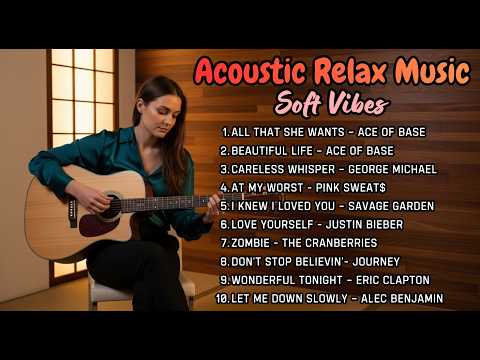 Best Relaxing Playlist 2026 🍂🎵| Acoustic Cover Love Song | All That She Wants,  Ghost Town, Strong