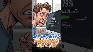 Open Programs and Features 10x Faster With This Trick #windowshacks #shorts