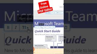 Free Online PDF Editor #howto #tutorial #pdf #pdfeditor