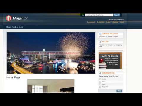 How to create slideshows in Magento