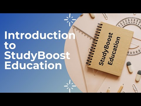 Introduction To Our Channel || StudyBoost Education || My First Video