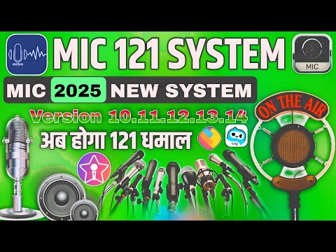 Mic 121 System  Fighter Mic 121 New Android10.11.12.13.14 All Phone Mic 100% Working  121 mic#mic121