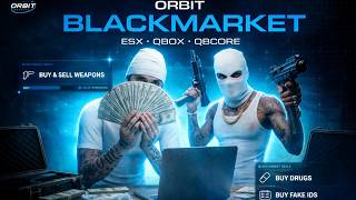 Orbit Blackmarket | Advanced Blackmarket System for FiveM | [ESX, QBOX, QBCORE] | Orbit Scripts