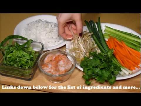 Spring Rolls with Peanut Sauce