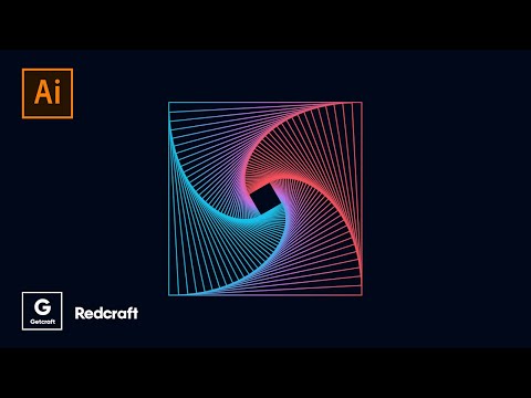 How to Make a Gradient Line Art in Adobe Illustrator | Adobe Illustrator Tutorial