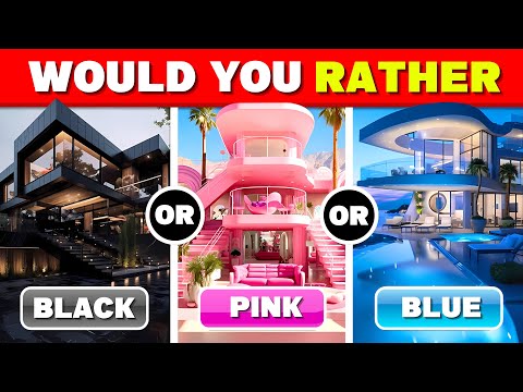 Would You Rather... Black, Pink, Blue Edition - 🖤💙🩷