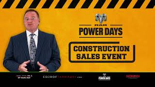 New RAM 1500s for $475 per month during our Construction Sales Event!