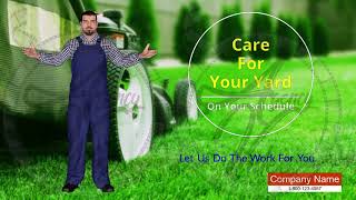 Video Creation Services | Agency-Video.com | Talking Avatar | Lawn Maintenance | Video NO 034