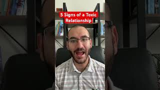 5 Signs You are in a TOXIC Relationship