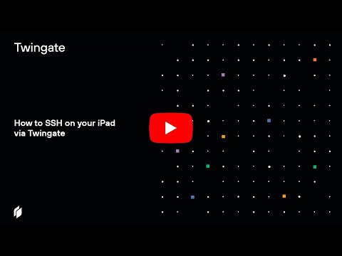 How to SSH on your iPad via Twingate