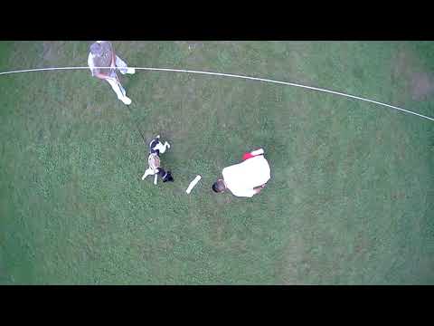 aerial  view of towel play