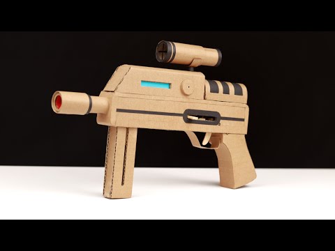 How to Make Cardboard Gun (Simple Mechanism)