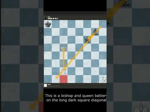 What is a Battery? #chesstactics #chessgame #chessstrategy #chesstricks #chessmaster #chessvideoplus
