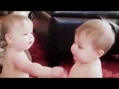Funny Baby Song Video Twins