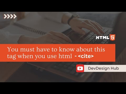 Why the cite Tag is Essential for Your Web Pages - HTML TAG