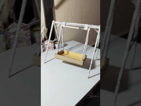 Making" jhula" from newspaper #craftideas #newspaper #diy
