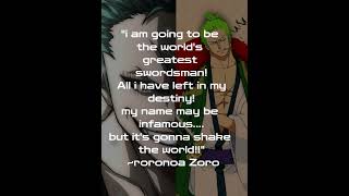 "Roronoa Zoro’s Unstoppable Dream: The World’s Greatest Swordsman!" #onepiece