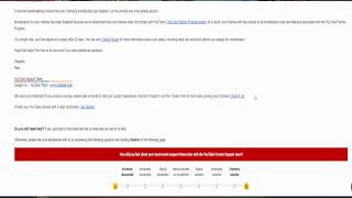 Did youtubes email help actually help? An Update