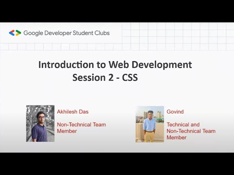 Introduction to Web Development - CSS