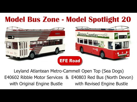 MBZ Model Spotlight 20 - EFE Road Ribble & Red Bus Leyland Atlantean Sea Dog Models
