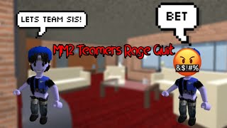 Murder Mystery 2 Teamers Rage Quit After Death! | Murder Mystery 2