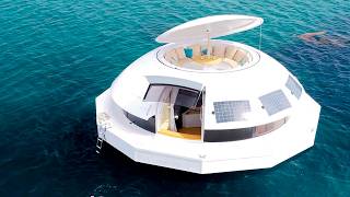 🌞 Anthénea Solar-Powered Floating Pod: The Ultimate Floating Luxury Home