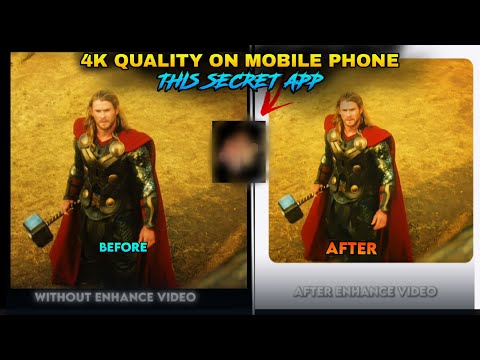 THIS SECRET APP GET 4K QUALITY IN MOBILE PHONE 😱 !! 4K VIDEO QUALITY TUTORIAL ON MOBILE PHONE 