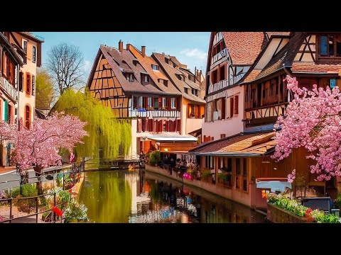 Colmar, France 4K - A real fairytale town - The most beautiful places in the world