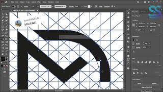 M+D logo design in illustrator #illustrator #graphicdesign #logo #logodesign #service #tutorial