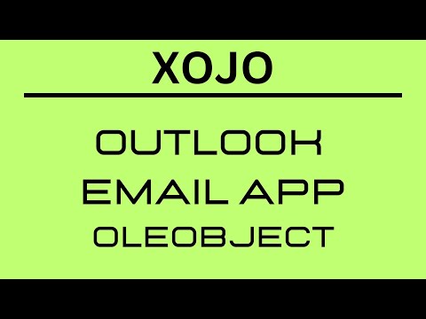 Xojo - The Outlook E-Mails App