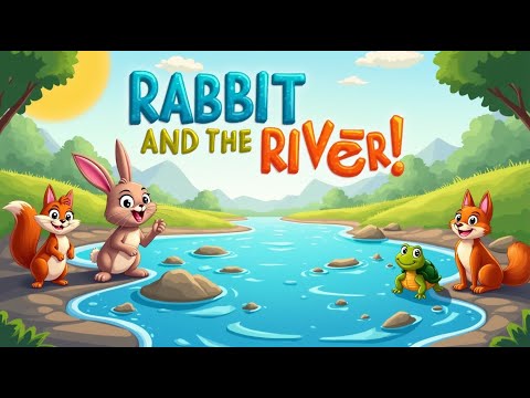 🐰 The Brave Bunny & Friends Save the River 🌊 | English Story for Kids #bedtimestories