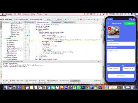 Tutorial 10 (Building our add product screen part two)