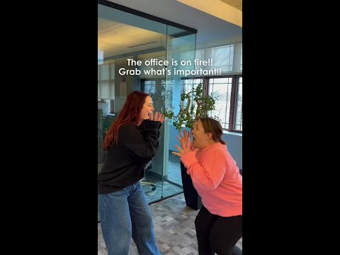 The office is on fire!