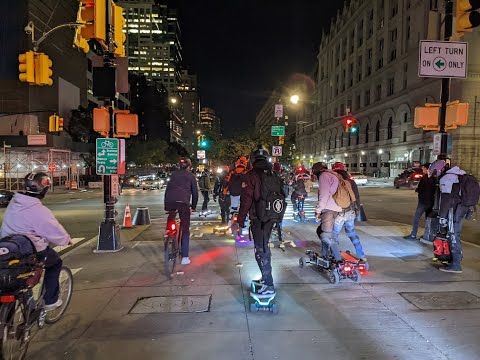 Thursday Night Cruise with #pevnyc #euc #wheelwarriors