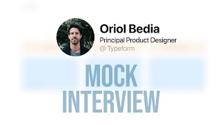 Mock Whiteboard Challenge with Oriol Bedia