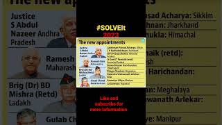 #SOLVEIt#newgovernor#13newgovernor#India