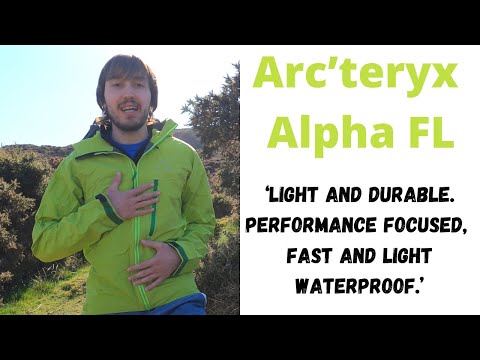 Arc’teryx Alpha FL Waterproof Gore-tex Pro Jacket. Quality outdoor adventure gear.