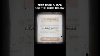 #temu #freetemu #money #glitch #invites #code #code #temucode Free Temu Glitch
