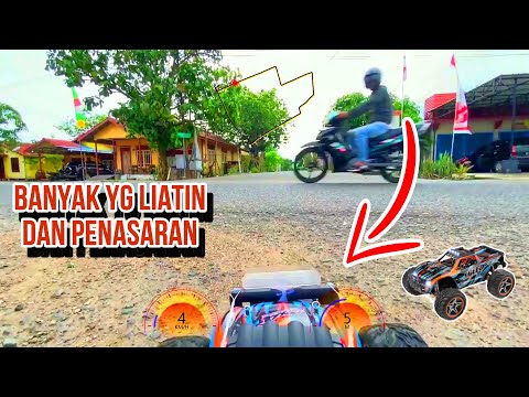 Small trip using RC car, #RC #car #vlog adventure ride (Wltoys 104009) (Mobil Mainan)