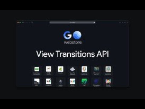 Everything you need to know about View Transitions API for MPA (multi page) | Part 2 of Go Web Store