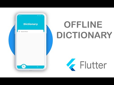 Flutter Offline Dictionary 2020