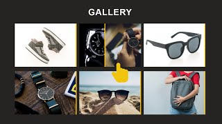 Responsive Animated gallery design with Pure CSS | Flexbox | Grid #cssgallery #DeveloperHub