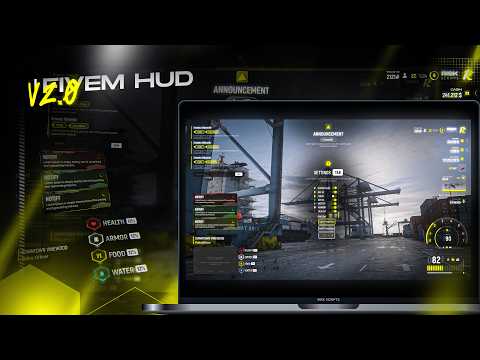 FiveM HUD V2 | Fully Customizable: Resize, Reposition, Colors & More!