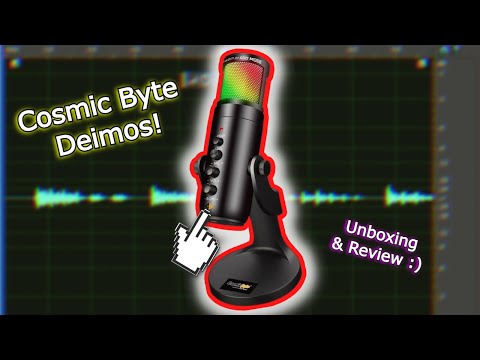 Cosmic Byte Deimos RGB USB Cardioid Microphone🎙️Review! | Unboxing & Review | Budget Microphone!🔥