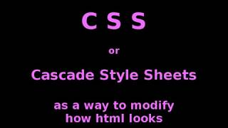 CSS introduction