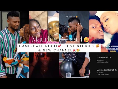CUTE 🥰 NOLLYBAES, Maurice Sam & Pearl Wats Game-Date Night + Exclusive gist by DJ FLO🤩 & New Channel