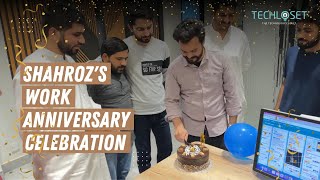 Shahroz's 2 years Completed at TechloSet Solutions