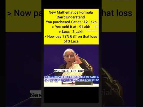New GST RULE 📈#gstv #money #car #india #loan #sharemarket #stock #trading #movies #funny