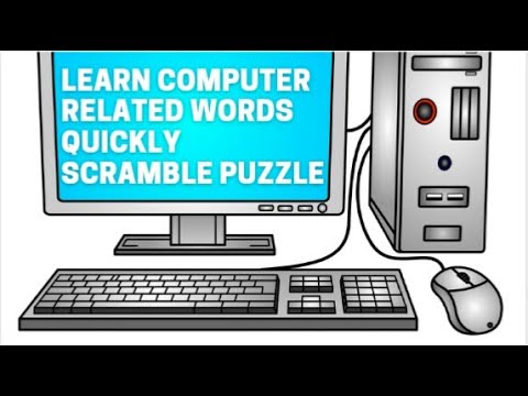 Test your Computer vocabularies| Learn Computer related words quickly| Scramble Puzzle
