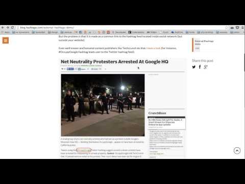 Copy of External Hashtags Plugin Demo